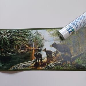 Wallpaper Border Bear Necessity Black Bear lodge rustic hunting